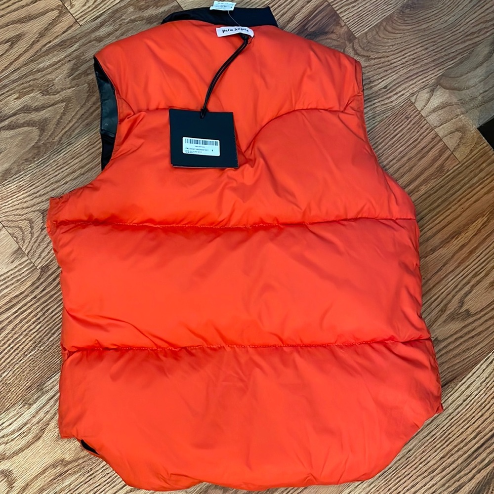 Palm angels reversible fluffy down vest - Picture 7 of 13